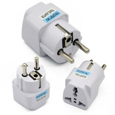 Adaptateur Secteur Prise Plug Anglaise Secteur Voyage US UK AU vers UE Europe