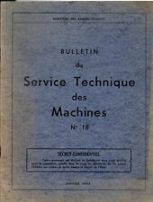 Bulletin du Service Technique des Machines - N°18- Ministère des Armées (Marine)