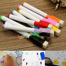 Effaçable 8 Couleur Stylo Magnétique Mousse à effacer Marqueur Tableau Blanc