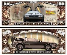 RETOUR VERS LE FUTUR - BILLET MILLION DOLLAR! Collection voiture DELOREAN DMC 12