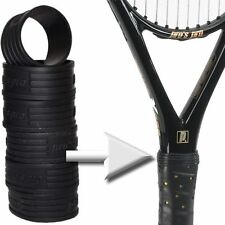 6 Finishingrings schwarz, Abschlußgummis Abschlußringe FixierRinge für Overgrips