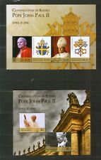 Mikronesien ** Papst Johannes Paul II. ( Kleinbogen + Block , 2014)