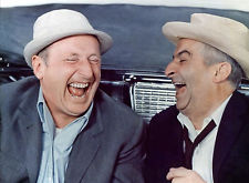 PHOTO BOURVIL ET  LOUIS DE FUNES  DANS LE CORNIAUD  - 11X15 CM  # 6