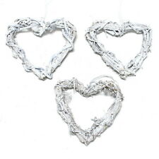3 Reben-Herzen 15cmx15cm geweißt, dünn, offen !!!