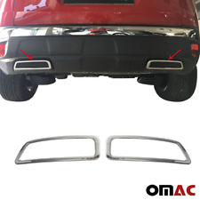 Peugeot 3008 Auspuffrahmen aus Edelstahl Chrom 2 tlg ab 2016