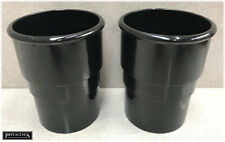 Gutter Down Pipe Rainwater Repair Set 2 x Joiners for 68mm Black Drain Pipe