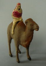 ANCIEN CHAMEAU DEVINEAU? PLÂTRE BOIS FLOQUÉ CRÈCHE CULLA NATALE CHRISTMAS CRIB 