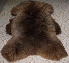 2 XXL Schaffelle Lammfelle braun im Superset Fell Felle Lambskin,larp 