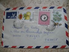 enveloppe par avion timbrée Ile Maurice avec 3 timbres Mauritius 1996