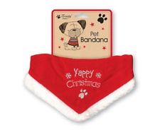 Yappy Christmas Dog Bandana Deluxe Puppy Pet Festive Collar Adjustable XSPDBA