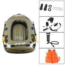 2-persoons opblaasbare rubberboot + reddingsvest/zwemvest