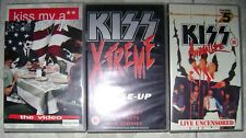 3 CASSETTES K7 VIDEO KISS