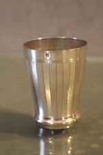 Timbale en argent massif poinçon Minerve