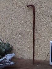 canne ancienne en bois à système