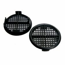 4 x Black Plastic 70mm Round Soffit Air Vents / Upvc Push Fit Eaves Disc Fascia