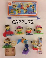 MINIONS AROUND THE WORLD-COMPLETA 7 PZ+7 BPZ Da EN549 a EN556 Kinder 2018/2019