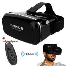 Occhiali virtuali 3D.VR Shinecon Realtà Virtuale universale.Telecomando inncluso
