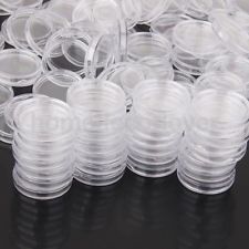 100 Capsules pièce de monnaie 24mm capsule coin . 