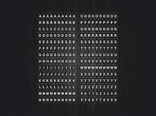 Planche autocollant sticker gommette numéro nombre lettre alphabet chiffre r14