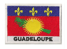 Patch insigne écusson patche drapeau GUADELOUPE 70 x 45 mm coudre Nation