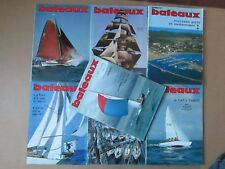 Revue BATEAUX n°133 à 139 (7 numéros) de 1969.
