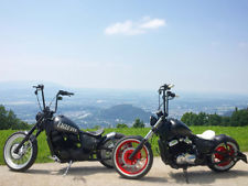 170 mm breiter runder Bobber Stahlfender für Honda VT Motorrad Modelle