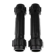 2 pièces Joints vissés pour Kayak Canoe Inflatable Boat Paddles Black