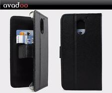 avadoo® UMI Plus Flip Case Cover Tasche Schwarz mit Magnetverschluss Hülle