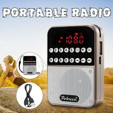 Mini Portable LCD Digital FM Radio Speaker USB SD TF Card Mp3 Speaker Player FR