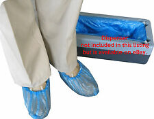 100 Disposable Overshoes Shoe Covers use with or without Easy Use DISPENSER