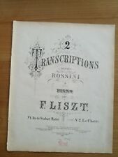 Noten. Liszt. »O du mein holder Abendstern« für das Pianoforte übertragen.