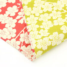 48cm Furoshiki Verpackungs Tuch "ISA" Muster 48cm Kirschblüte Pink/Grün