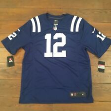 NIKE NFL INDIANAPOLIS COLTS GAME 12 ANDREW LUCK L Bleu Football Americain Neuf 