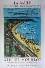 Bernard BUFFET : "La plage de la Baule" LITHOGRAPHIE SIGNEE MOURLOT 56x90cm 1979