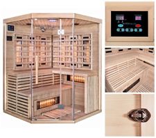 HOME DELUXE Infrarotkabine Wärmekabine Infrarotsauna Sauna Infrarot Massivholz