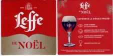 NEW Sous Bock bierdeckel bierviltje  LEFFE DE NOËL 2018 savourez la douce épicée