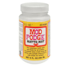 8oz MOD PODGE MATTE MATT FINISH GLUE SEALER DECOUPAGE CRAFT VARNISH WATER BASED