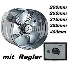 2450m³/h Rohrventilator mit REGLER Kanallüfter Kanalventilator Ventilator-Lüfter