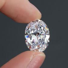 12×16mm 15.50ct AAAA+ Diamant Ovale Coupe Grand non Chauffé Pierres Précieuses