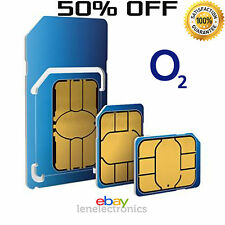 OFFICIAL O2 NETWORK PAY AS YOU GO 02 SIM CARD SEALED UNLIMITED CALLS AND TEXTS*