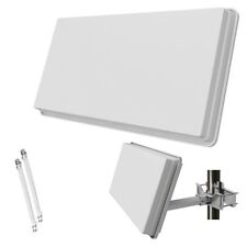 SAT Flachantenne TWIN Megasat H30 D2 inkl Fensterhalterung Sat Anlage 2TV H30