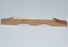 Steg, Brücke, Bridge für Mandola, Bouzouki und ähnliche Instrumente, Birnbaum