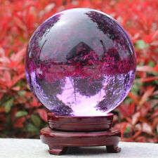 60mm Naturel Transparent Sphère Améthyste Cristal Boule Quartz Pierre + Support