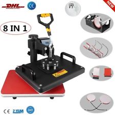 Presse à chaud 8 en 1 Multifunction Digital  T-shirts Assiette Tasse Transfer