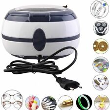 600ml Nettoyeur à Ultrasons Domestique Bac pour le nettoyage de Lunettes/ Bagues