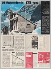 Bauplan Gartenhaus / Pultdachhaus / Holzhaus - Original aus den 60er Jahren