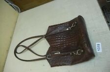1319. Alter Leder Handtasche ca. von 1980