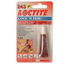 LOCTITE 243 Lock N Seal Nut & Bolt Thread Adhesive Sealant - 3ml 