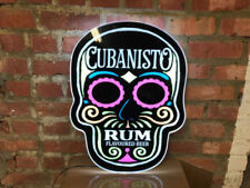 CUBANISTO SKULL LED ILLUMINATED WALL HANGING NEON STYLE SIGN brand new pub bar 
