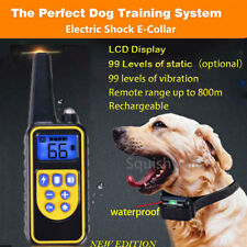 Collier Anti-aboiement de Dressage électrique pr Chien 99 Levels Imperméable FRA